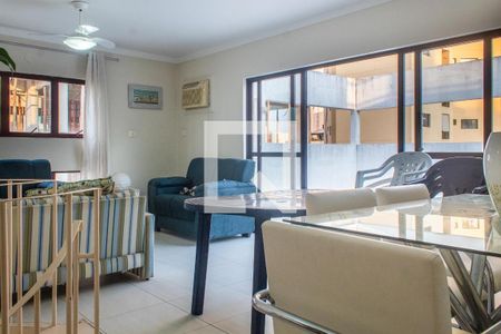 Sala de apartamento para alugar com 3 quartos, 190m² em Balneario Cidade Atlantica, Guarujá