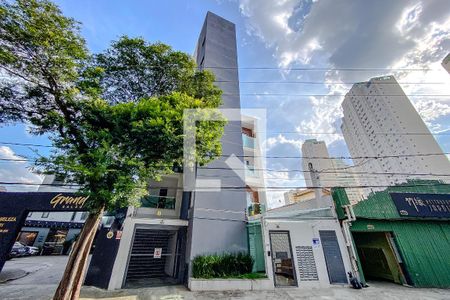 Apartamento para alugar com 35m², 1 quarto e 1 vagaFachada - Plaquinha