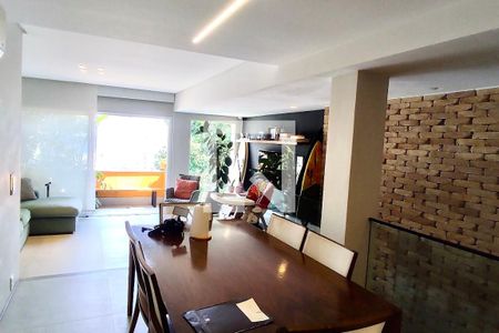 Sala  de casa de condomínio à venda com 3 quartos, 259m² em Lagoa, Rio de Janeiro
