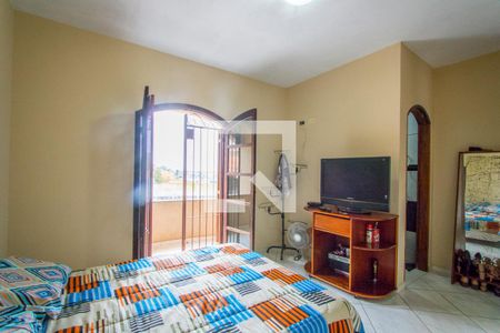 Quarto 1 - Suíte de casa à venda com 3 quartos, 260m² em Condomínio Maracanã, Santo André