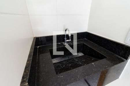 Apartamento para alugar com 35m², 2 quartos e sem vagaDetalhe do banheiro