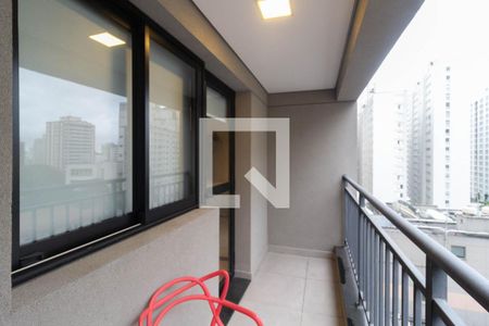 Varanda de kitnet/studio para alugar com 1 quarto, 21m² em Vila Mariana, São Paulo