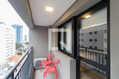 Varanda de kitnet/studio para alugar com 1 quarto, 21m² em Vila Mariana, São Paulo