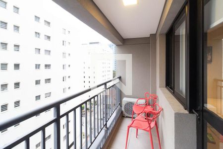 Studio para alugar com 21m², 1 quarto e sem vagaVaranda