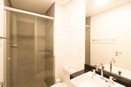 Banheiro de kitnet/studio para alugar com 1 quarto, 21m² em Vila Mariana, São Paulo