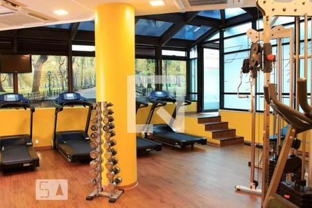 Área comum - Academia de kitnet/studio para alugar com 1 quarto, 30m² em Indianópolis, São Paulo