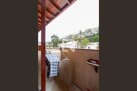 Casa de condomínio à venda com 122m², 3 quartos e 3 vagasVaranda da suíte