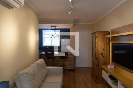 Sala de apartamento para alugar com 1 quarto, 48m² em Vila Ipiranga, Porto Alegre