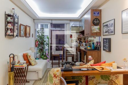 Sala de apartamento à venda com 2 quartos, 72m² em Humaitá, Rio de Janeiro