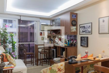 Sala de apartamento à venda com 2 quartos, 72m² em Humaitá, Rio de Janeiro