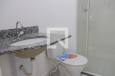 Studio para alugar com 27m², 1 quarto e sem vaga Studio para alugar com 27m², 1 quarto e sem vagaBanheiro