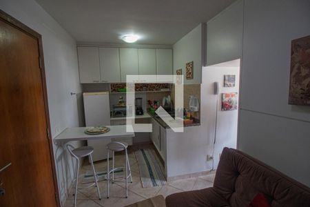 Sala/Cozinha de kitnet/studio para alugar com 1 quarto, 28m² em Campo Belo, São Paulo