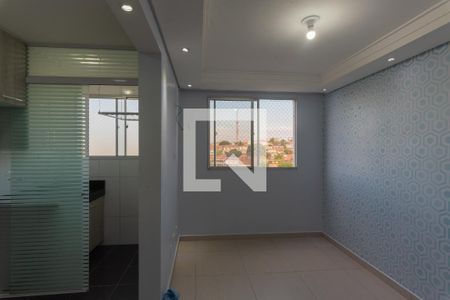 Sala/Cozinha de apartamento à venda com 2 quartos, 48m² em Vila Carminha, Campinas