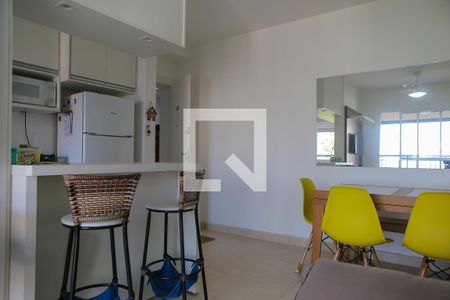 Sala de apartamento para alugar com 2 quartos, 62m² em Marapé, Santos