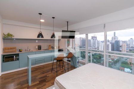 Studio de apartamento para alugar com 1 quarto, 34m² em Brooklin Paulista, São Paulo