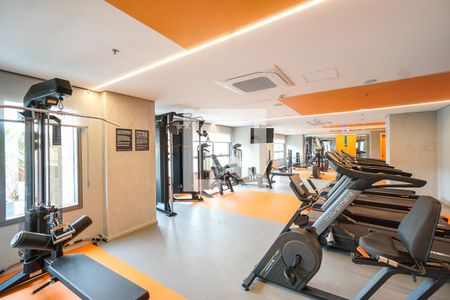 Studio para alugar com 37m², 1 quarto e 1 vaga Studio para alugar com 37m², 1 quarto e 1 vagaAcademia