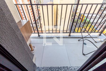Varanda do Studio de kitnet/studio para alugar com 1 quarto, 28m² em Campos Elíseos, São Paulo