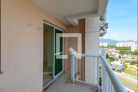 Varanda da Sala de apartamento para alugar com 3 quartos, 65m² em Recreio dos Bandeirantes, Rio de Janeiro