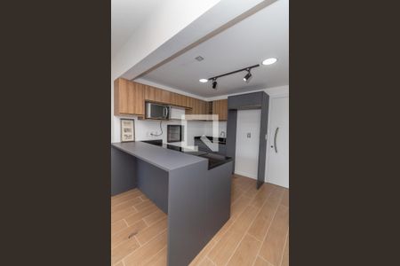 Cozinha de kitnet/studio à venda com 1 quarto, 41m² em Auxiliadora, Porto Alegre