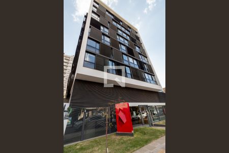 Studio à venda com 41m², 1 quarto e 2 vagasFachada do Prédio