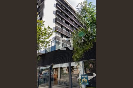 Studio à venda com 41m², 1 quarto e 2 vagasFachada do Prédio