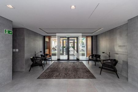 Studio à venda com 41m², 1 quarto e 2 vagasHall social