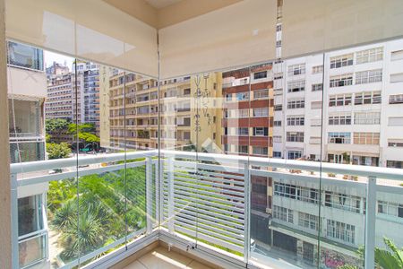 Apartamento à venda com 46m², 1 quarto e 1 vagaVaranda