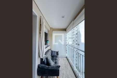 Varanda da Sala de apartamento para alugar com 1 quarto, 46m² em Brás, São Paulo
