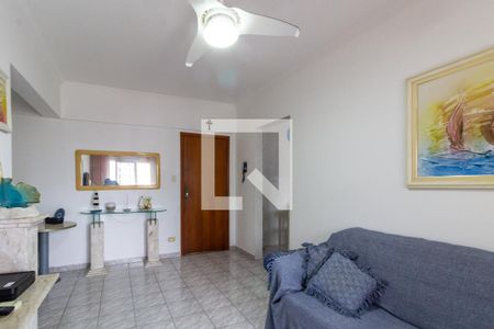 Sala de apartamento para alugar com 1 quarto, 67m² em Ocian, Praia Grande