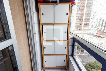 Detalhe da varanda de apartamento para alugar com 1 quarto, 67m² em Ocian, Praia Grande