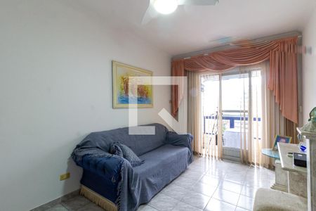 Sala de apartamento para alugar com 1 quarto, 67m² em Ocian, Praia Grande