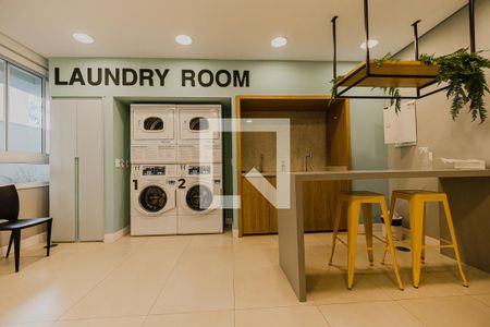 Apartamento para alugar com 27m², 1 quarto e sem vagaLavanderia