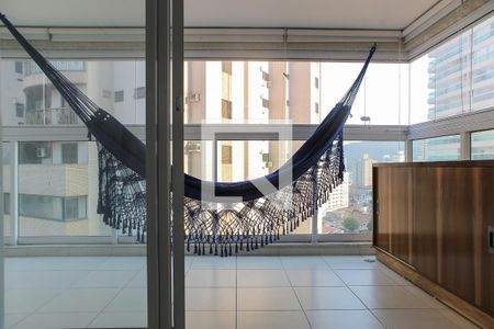 Varanda de apartamento para alugar com 1 quarto, 57m² em Ponta da Praia, Santos