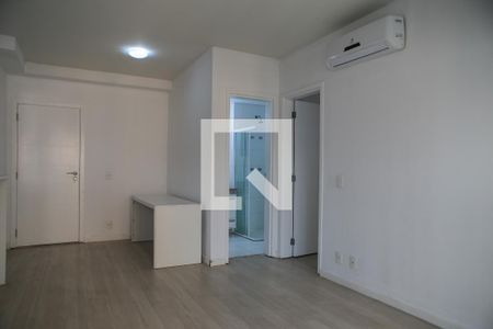 Sala de apartamento para alugar com 1 quarto, 57m² em Ponta da Praia, Santos