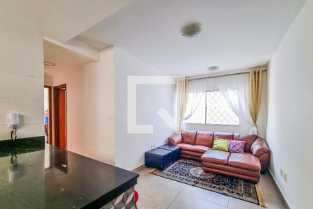 Sala de apartamento para alugar com 2 quartos, 70m² em São Bernardo, Belo Horizonte