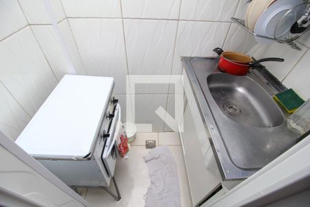 Cozinha de kitnet/studio para alugar com 1 quarto, 21m² em Centro, Rio de Janeiro