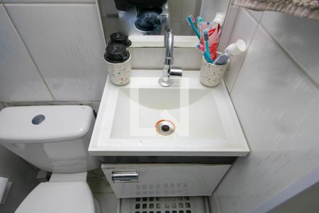 Banheiro de kitnet/studio para alugar com 1 quarto, 21m² em Centro, Rio de Janeiro