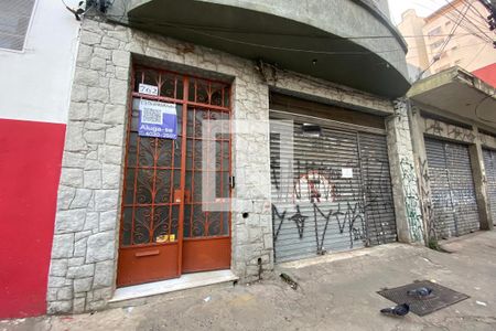 Apartamento para alugar com 50m², 1 quarto e sem vagaFachada do Prédio com Placa / Banner Aluga-se Instalada