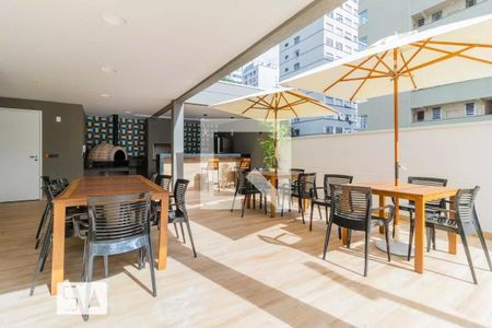 Studio para alugar com 24m², 1 quarto e sem vaga Studio para alugar com 24m², 1 quarto e sem vagaÁrea comum - Churrasqueira