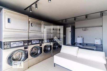 Área comum - Lavanderia de kitnet/studio para alugar com 1 quarto, 24m² em Consolação, São Paulo
