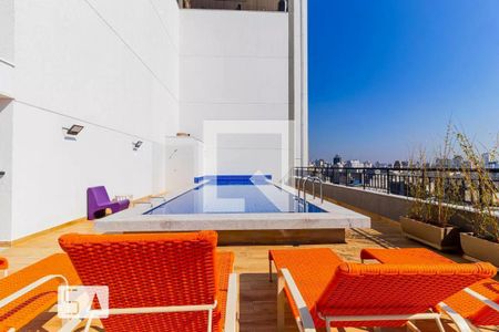 Área comum - Piscina de kitnet/studio para alugar com 1 quarto, 24m² em Consolação, São Paulo