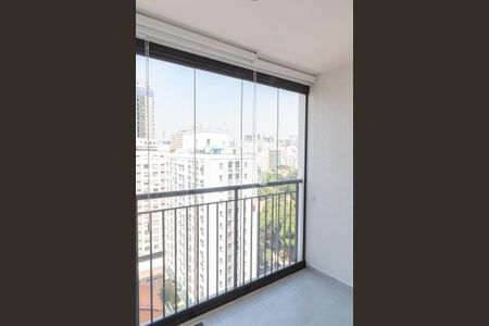 Varanda  de kitnet/studio para alugar com 1 quarto, 24m² em Consolação, São Paulo