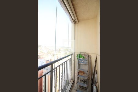 Varanda da Sala de apartamento para alugar com 2 quartos, 48m² em Vila Jerusalem, São Bernardo do Campo