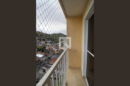 Varanda da Sala de apartamento para alugar com 3 quartos, 52m² em Engenho Novo, Rio de Janeiro