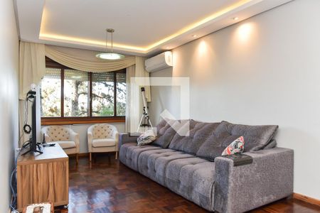 Sala de Estar de apartamento à venda com 3 quartos, 137m² em Petrópolis, Porto Alegre