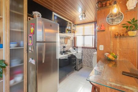 Cozinha e Área de Serviço de apartamento para alugar com 2 quartos, 40m² em Campo Novo, Porto Alegre