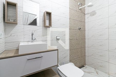 Banheiro da Suíte 1 de casa à venda com 3 quartos, 100m² em Jardim São Nicolau, São Paulo