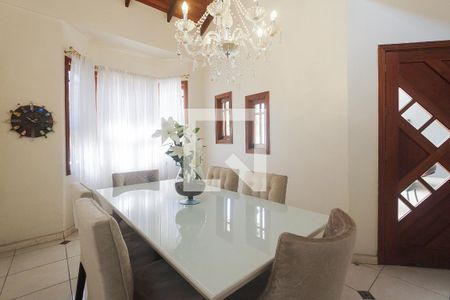 Sala de jantar de casa à venda com 4 quartos, 300m² em Parque Santa Fé, Porto Alegre