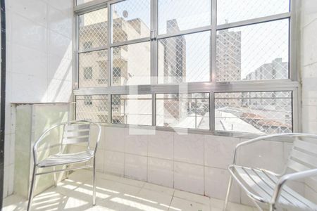 Varanda de kitnet/studio à venda com 1 quarto, 49m² em Santa Efigênia, São Paulo