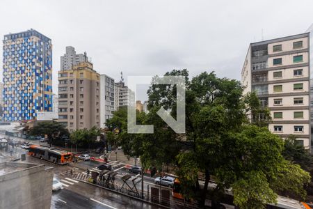 Sala - Vista de apartamento à venda com 1 quarto, 71m² em Pinheiros, São Paulo